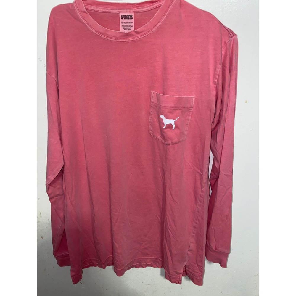 PINK dog Tee Long Sleeve